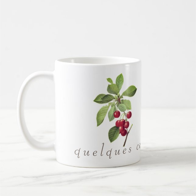 Cherries for you coffee mug (Left)