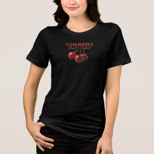 Cherries fresh picked Tri-Blend shirt
