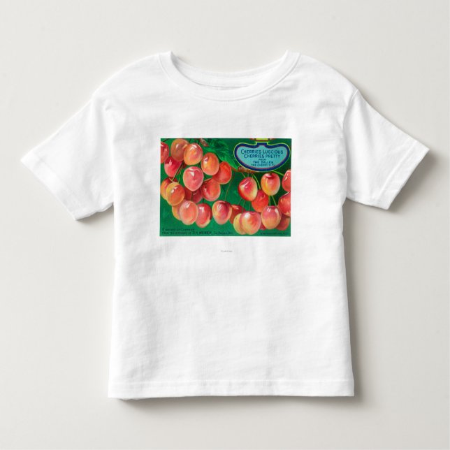 Cherries from the Cherry CityThe Dalles, OR Toddler T-Shirt (Front)