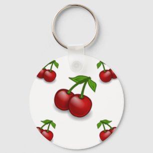 Cherries Galore Design Key Ring