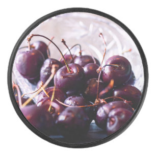 cherries hockey puck
