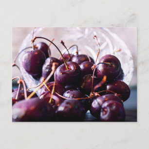 Cherries holiday postcard