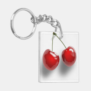 Cherries Key Ring