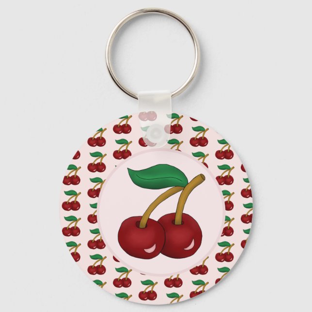 Cherries Key Ring (Front)