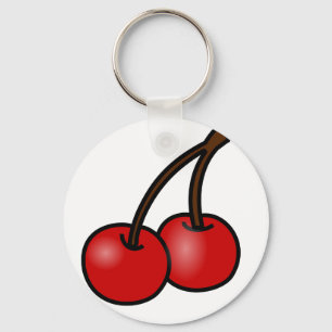 Cherries Key Ring