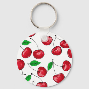 Cherries Key Ring