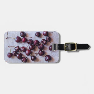 Cherries luggage tag