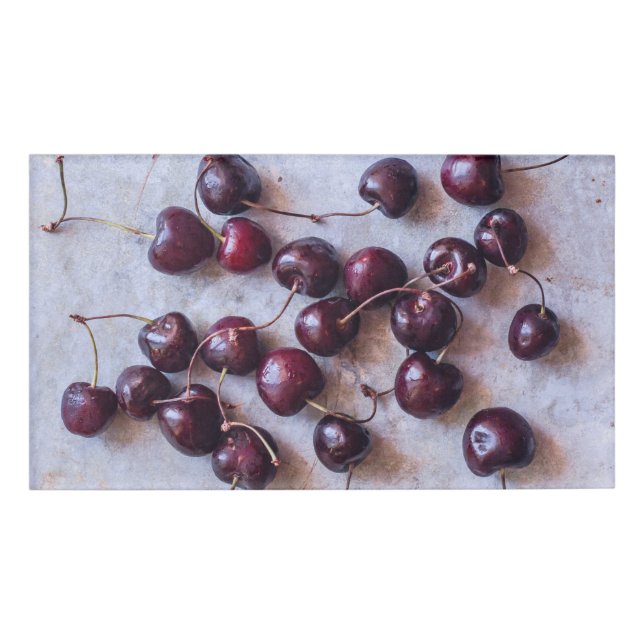 Cherries  name tag (Front)