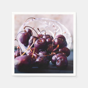 Cherries napkin