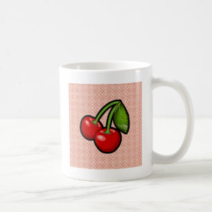 Cherries on Flower Coffee Mug