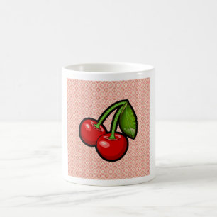 Cherries on Flower Coffee Mug