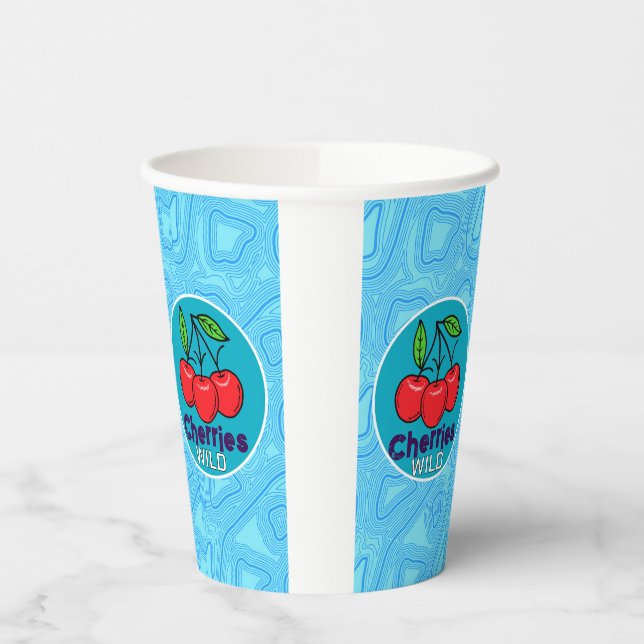 Cherries Paper Cups (Left)