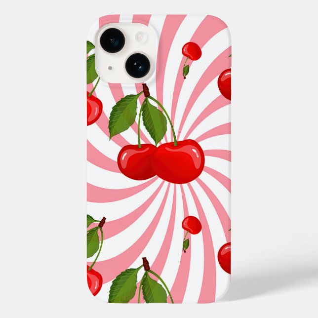 Cherries Pattern  Case-Mate iPhone Case (Back)