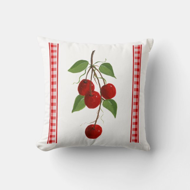 Cherries Pillow (Front)