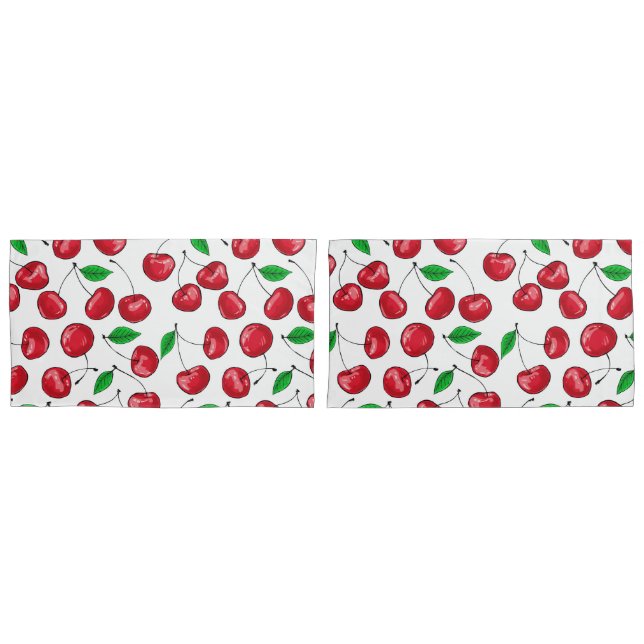 Cherries Pillowcase (Front-Set)