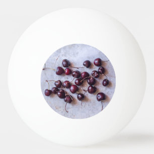 Cherries ping pong ball