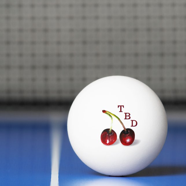 Cherries Ping Pong Ball (Net)