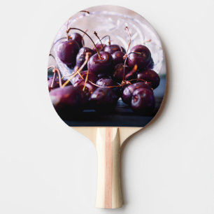 cherries ping pong paddle