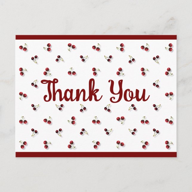 Cherries Postcard (Front)