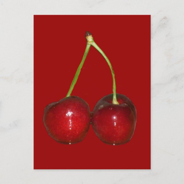 Cherries Postcard (Front)