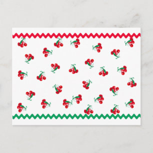 Cherries & Ric Rac Recipe Card