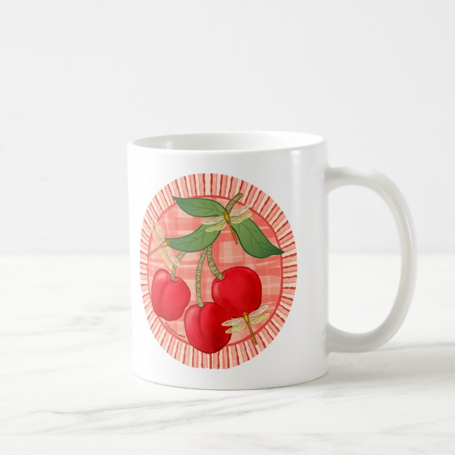 Cherries Rondo Coffee Mug (Right)