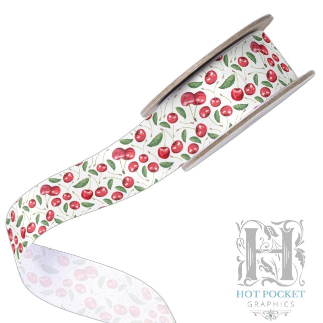 Cherries Satin Ribbon (Creator Uploaded)
