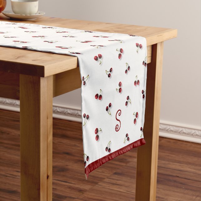 Cherries Table Runner (In Situ)