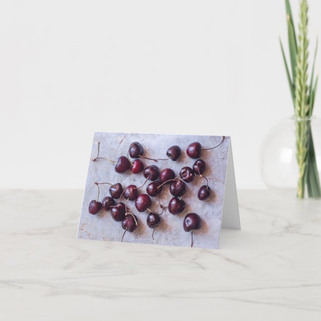 Cherries Thank You Card (Front)