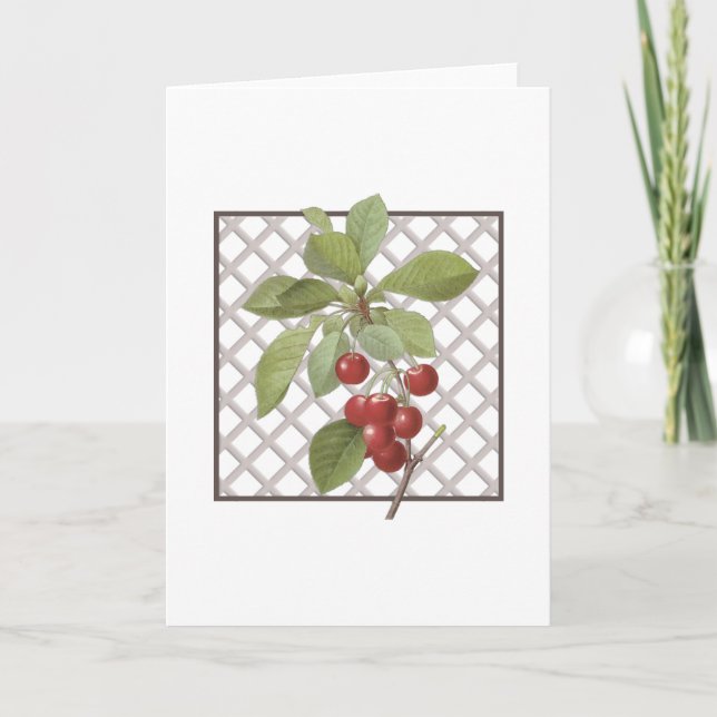 CHERRIES THANK YOU CARD (Front)