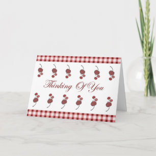Cherries Thinking Of You Card (Large Print)