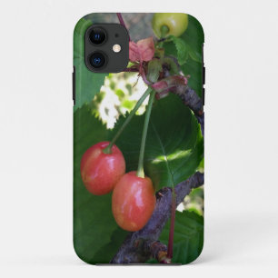Cherries turning red iPhone 11 case