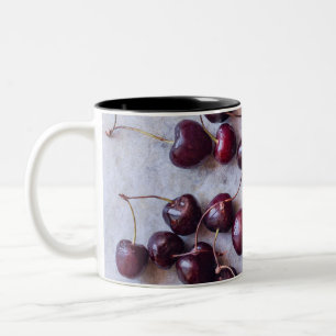 Cherries Two-Tone Coffee Mug