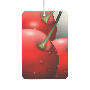 Cherries with Dew Drops Car Air Freshener