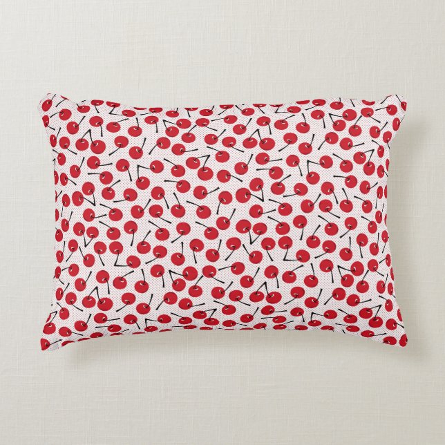 Cherry Accent Pillow (Front)