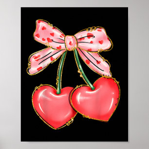 Cherry And Coquette I Love You Cherry Much Valenti Poster