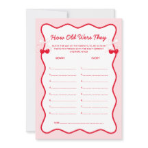 Cherry Baby Shower How Old Were They Game