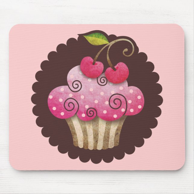 Cherry Berry Cupcake Mousepad TBA (Front)