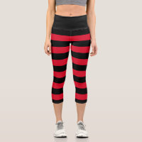 Cherry black stripes rockabilly goth pinup
