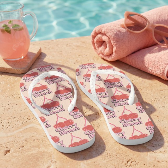 Cherry Bloom Flip Flops (Creator Uploaded)
