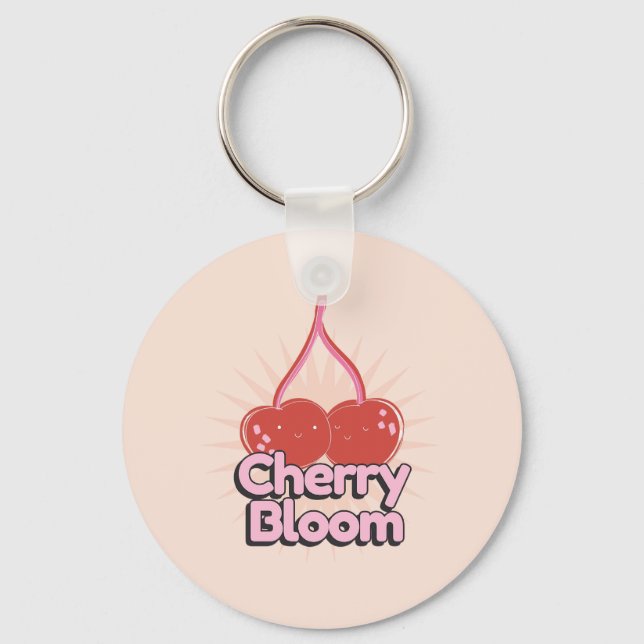 Cherry Bloom Keychain (Front)