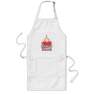 Cherry Bloom Long Apron