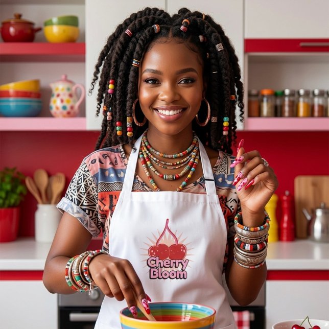Cherry Bloom Long Apron (Creator Uploaded)