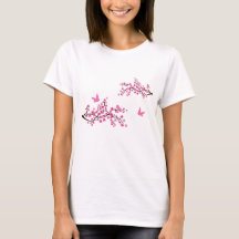 Cherry Blossom and Birds t-shirt