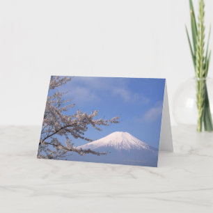 Cherry Blossom and Mt. Fuji 2 Card