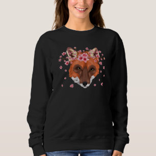 Cherry Blossom Animal Forest Animal Sakura Cute F Sweatshirt
