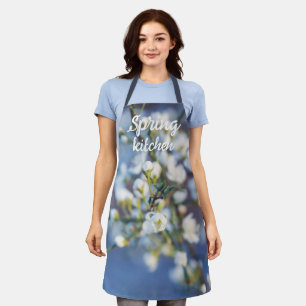 Cherry blossom apron