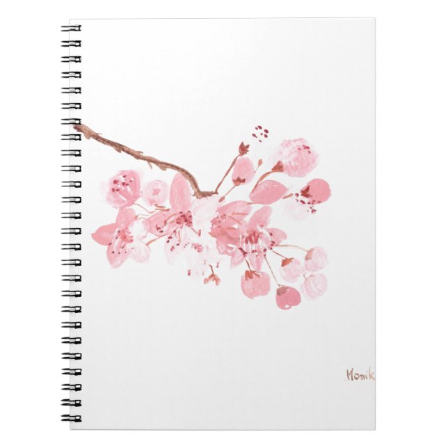 cherry blossom art notebook (Front)