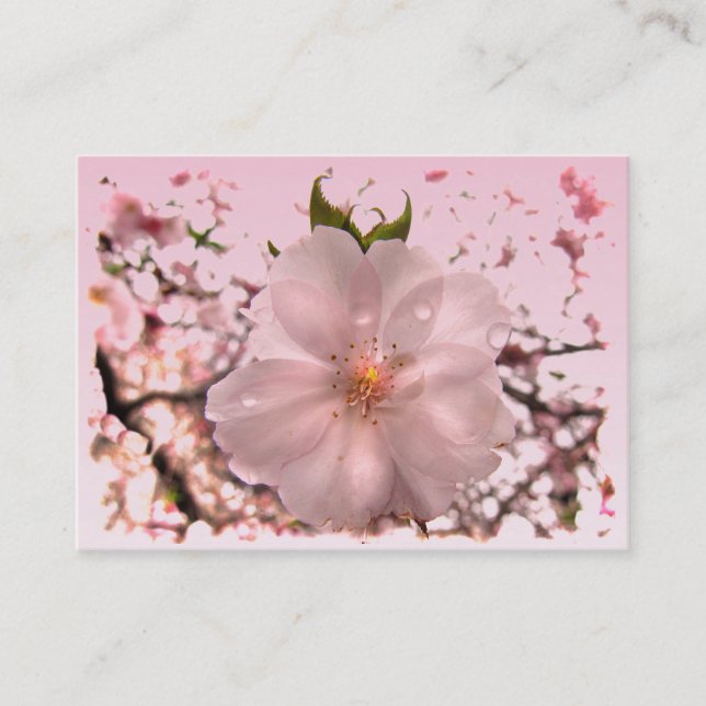 Cherry Blossom ATC Business Card (Front)