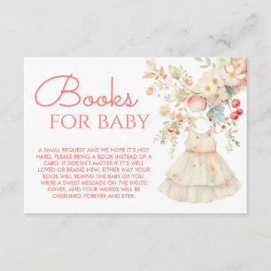 Cherry Blossom Baby Girl Clothes Books for Baby Enclosure Card